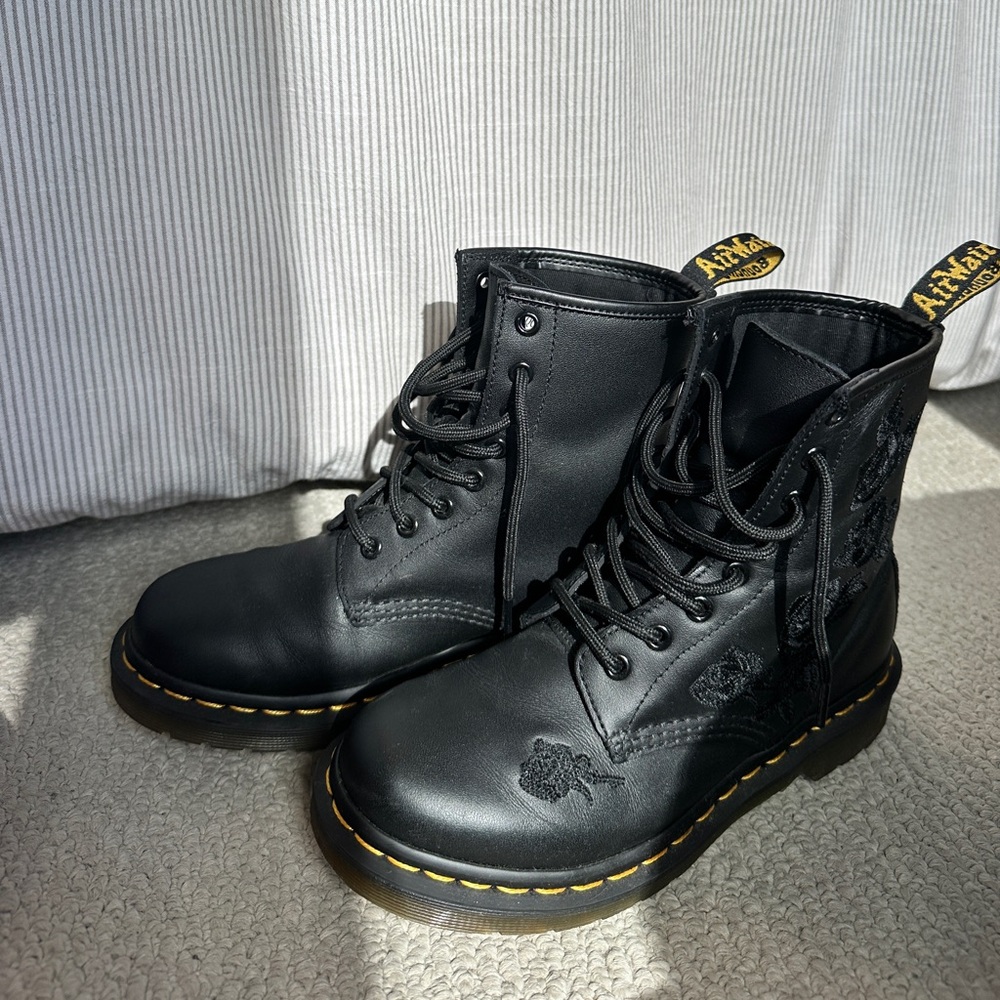 Dr. Martens Classic Black Lace-Up Boots